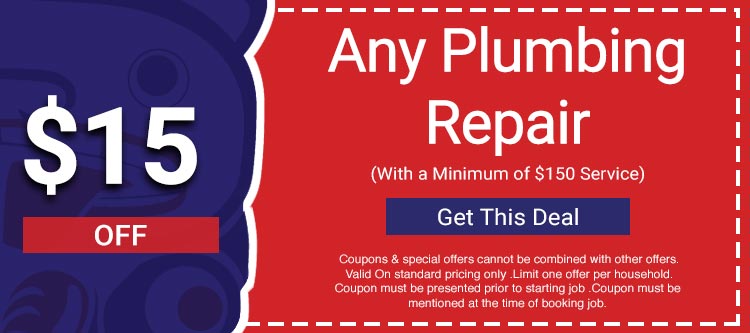 discount on any plumbing repair in North Vancouver, BC