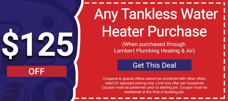 discount on tankless water heater purchased in Vancouver,BC